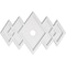 Ekena Millwork Zoe Architectural Grade PVC Ceiling Medallion, 34"W x 22 5/8"H x 3"ID x 10 1/2"C x 1"P, One-Piece CMP34X22ZE-03000 - alternate 1
